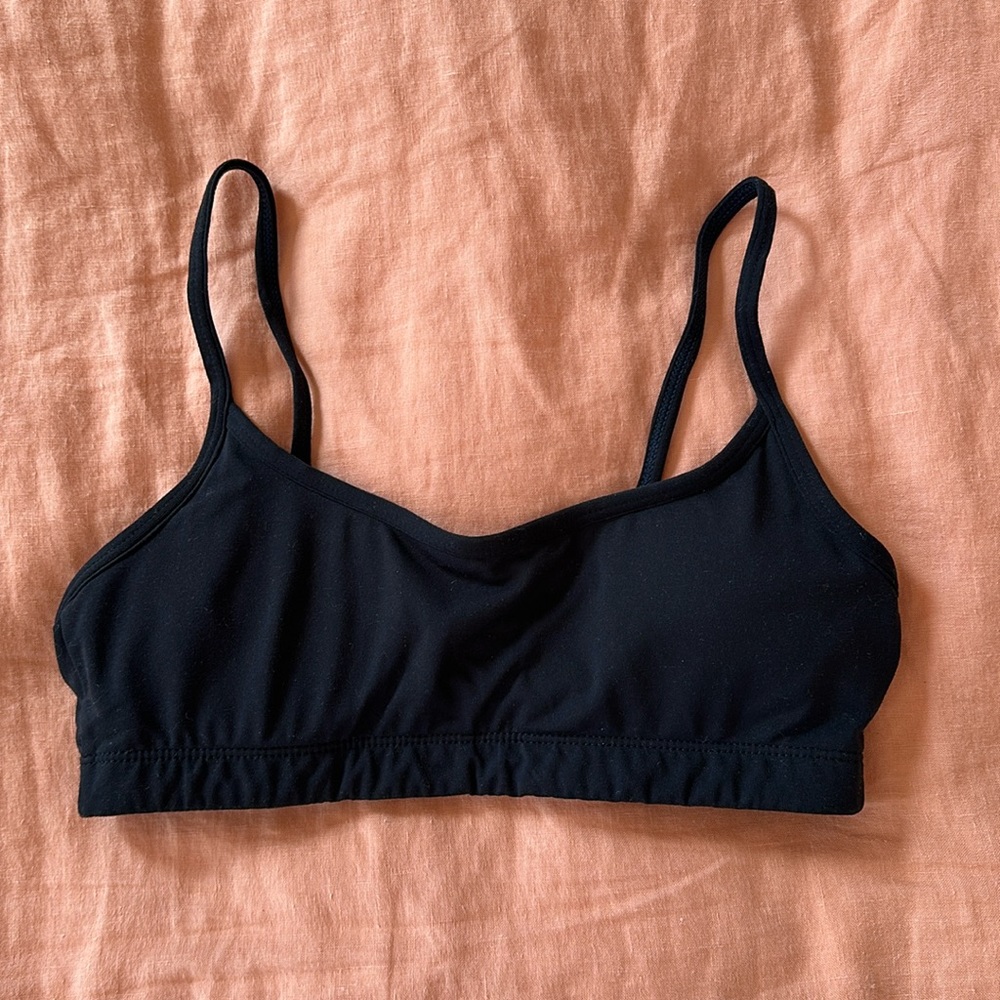 Fabletics black sports bra size XS